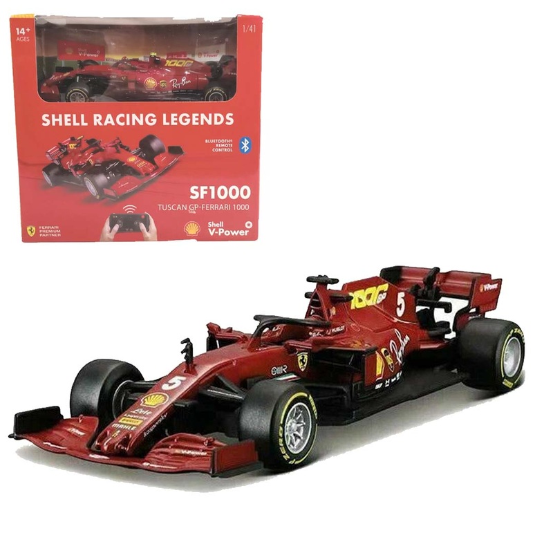 Bburago 1/41 Shell V-Power Ferrari SF1000 Tuscan GP RC Bluetooth (18-36732):