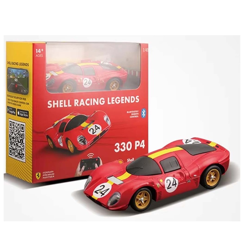 Bburago Shell Racing Legends  330 P4 | 1:41 Bluetooth RC Car  Smartphone Controlled