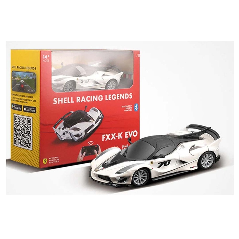 Bburago Shell Racing Legends  FXX-K Evo | 1:41 Bluetooth RC Car  Smartphone Controlled