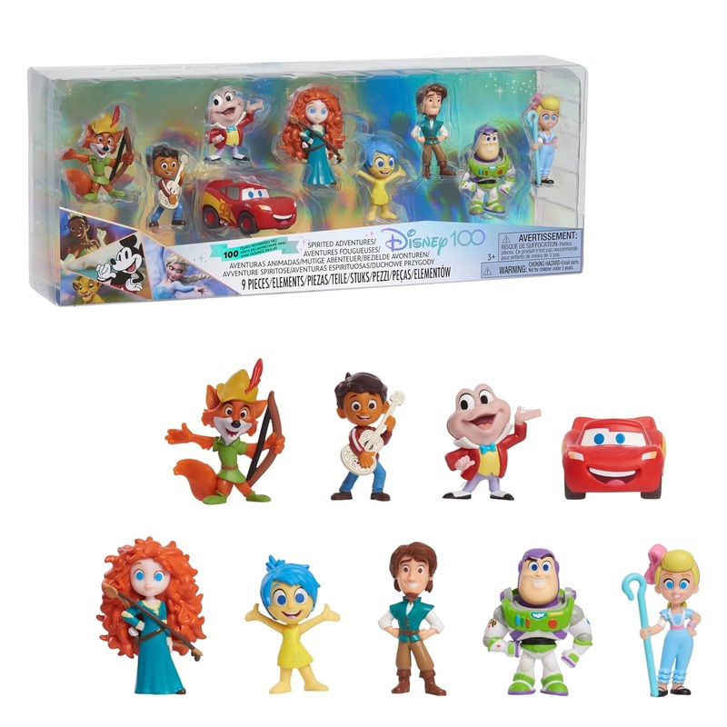 Disney100 Years of Spirited Adventures, Limited Edition 9-piece Figure Set