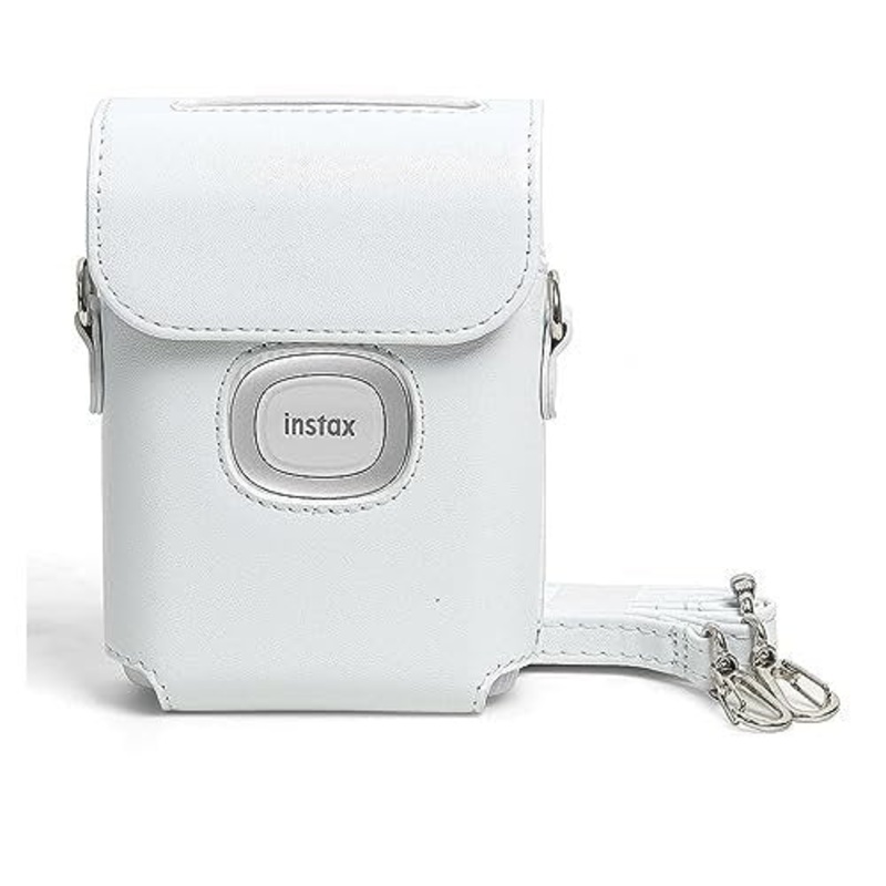 Fujifilm Instax Mini Link 2 Smartphone Printers Protective PU Leather Case Cover - White