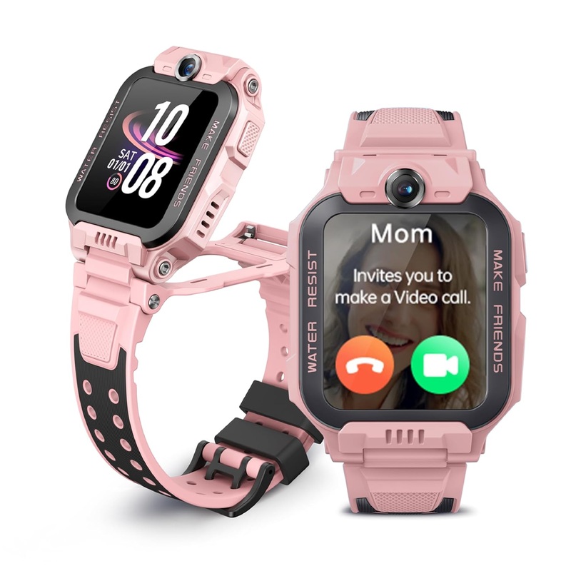 imoo Kids Watch Phone Z7 [4G Cellular + GPS + Health], 4G Smartwatch, HD Video & Voice Call, GPS Enabled with 14 Days Historical Track, Kids Emotion.