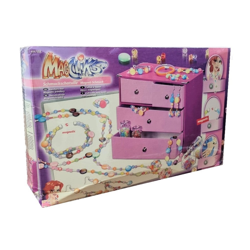 MagCliks 09788 Jewelry Box with Magnetic Jewelry for Kids