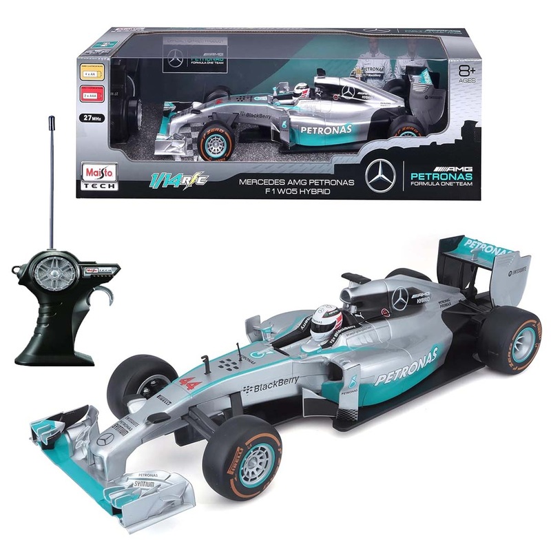 Maisto 1:14 R/C Mercedes-AMG Petronas F1 W05 Hybrid  Remote Control Formula 1 Car