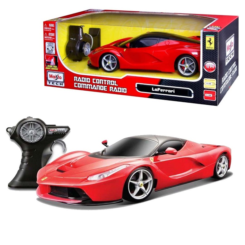 Maisto Tech 1:14 RC Ferrari LaFerrari  Red Radio Control Car with Lights (27 MHz)