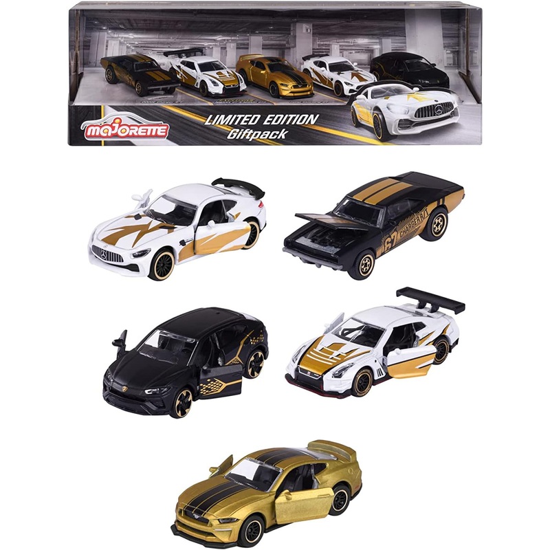 Majorette Limited Edition 9, Model Vehicles with Camouflage Look, Die Cast Metal with Opening Parts, Rotating Wheels and Suspension for Children Aged 3 and Above Boys, Girls, Kids- Set of 5 Brand: Majorette