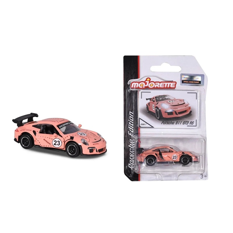 Majorette Porsche Edition 911 GT3 RS - 1:64 Scale (Pink)
