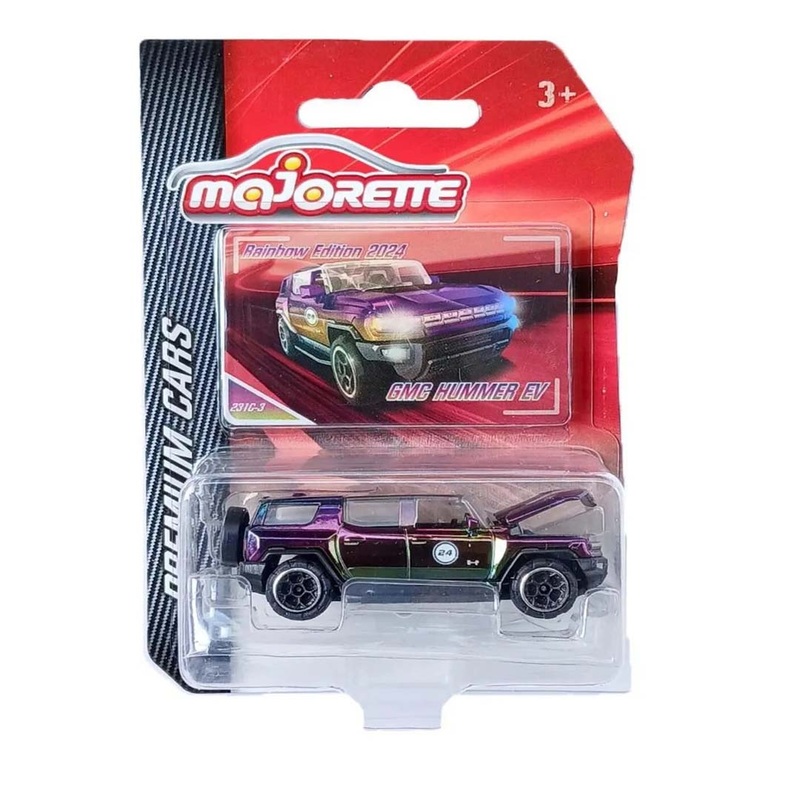Majorette Rainbow Edition 2024  GMC Hummer EV Chase Car (Premium Collectible)