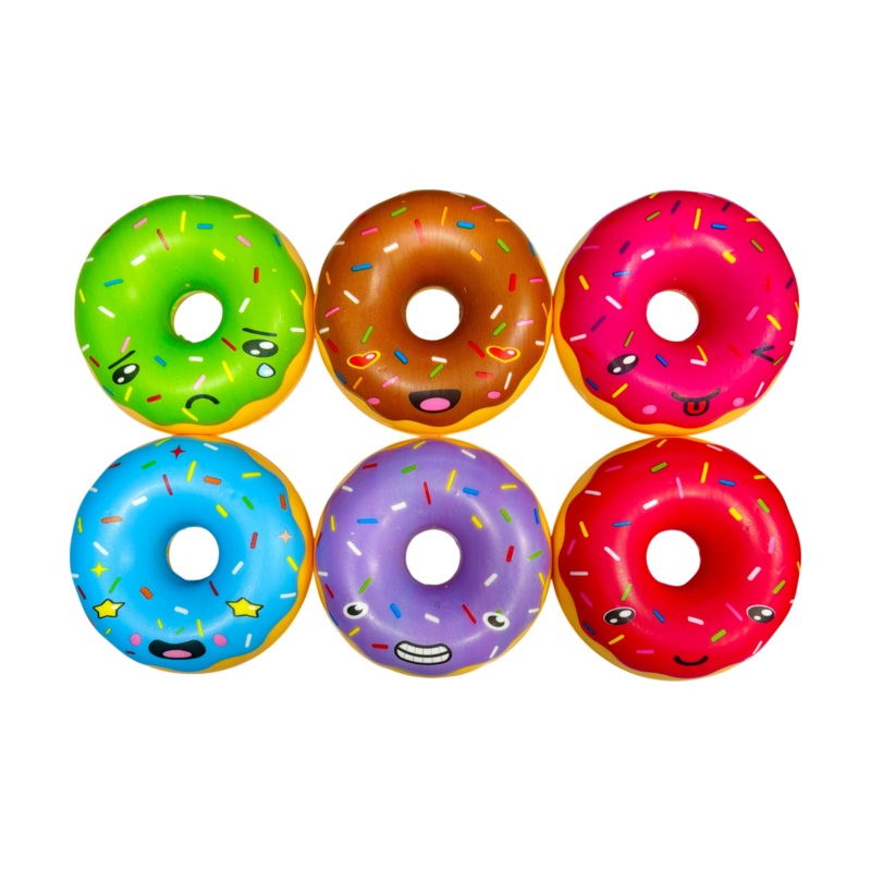 Scented Donut Foam Squishy 6 Pieces