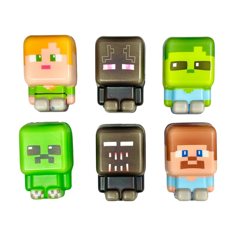 Scented Minecraft Foam Squishy 6 Pieces