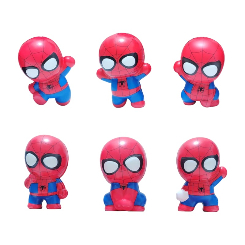Scented Spider-Man Foam Squishy 6 Pieces
