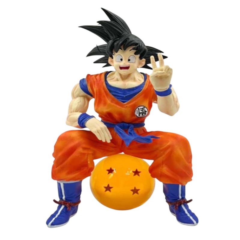 Ultimate Action Figure - Son Goku Sitting Pose 20cm Dragon Ball Action Figure | Premium Anime Collectible Model Toy HW