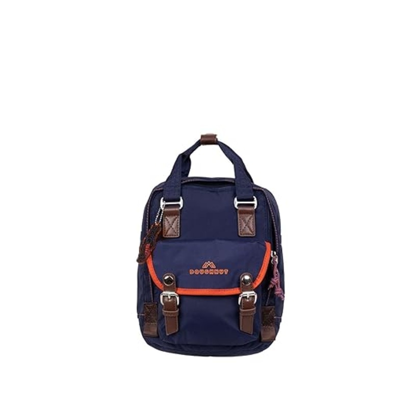 Doughnut Macaroon Mini YouNiverse Series Backpack  Navy (7L, Padded Tablet Sleeve, Detachable Charm)