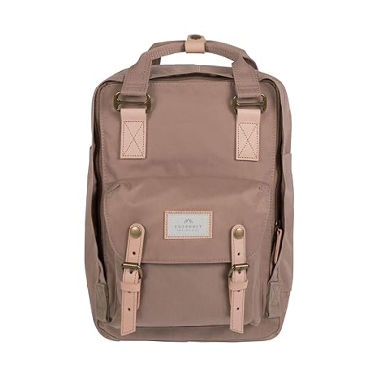 Doughnut Macaroon Multicolor 16L Backpack  Lightweight, Water-Resistant Daypack for School, College, Travel & Daily Use (For Women & Girls)