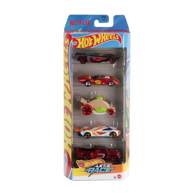 Hot Wheels 5 Car Gift Pack  HW Let's Race2025 Pack of 5 for Kids & Collectors