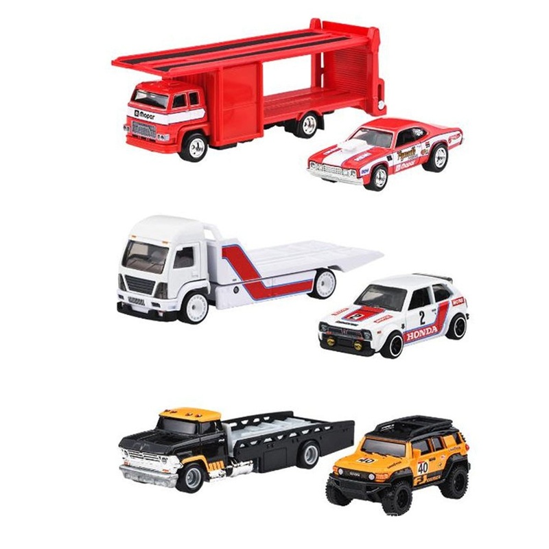 Hot Wheels Team Transport Premium Set of 4  FLF56-9C7G | 1:64 Scale Die-Cast Vehicles