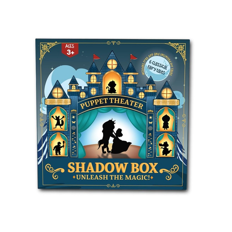 iO Tales Magical Shadow Puppetry Theater  6 Fairy Tales, 30+ Puppets, Narration & Music (Ages 38)