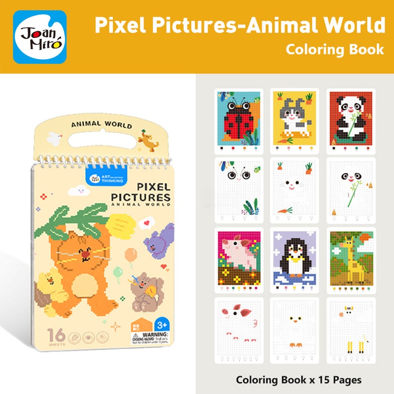 Jar Melo Pixel Pictures Colouring Books