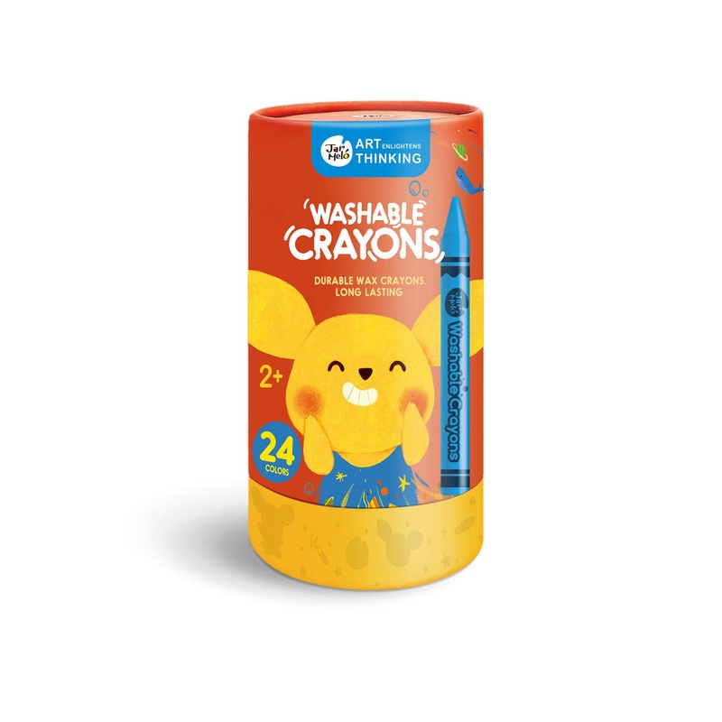 Jar Melo Washable Crayons -24 Colors