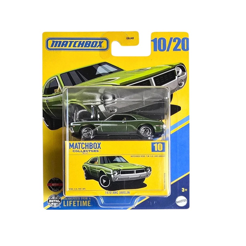 Matchbox Collectors 1970 AMC Javelin  1:64 Scale Die-Cast (10/20)
