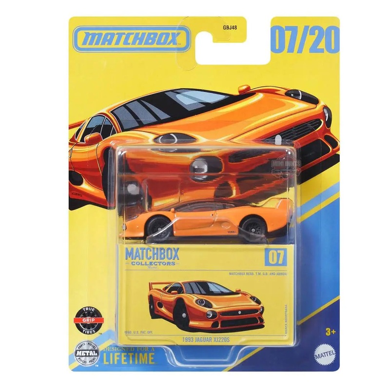Matchbox Collectors 1993 Jaguar XJ220S  1:64 Scale Die-Cast (07/20)