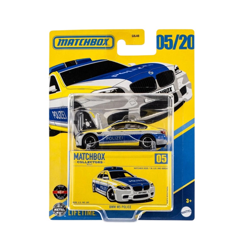 Matchbox Collectors BMW M5 Police Car  1:64 Scale Diecast (05/20) | Premium Collectors Series