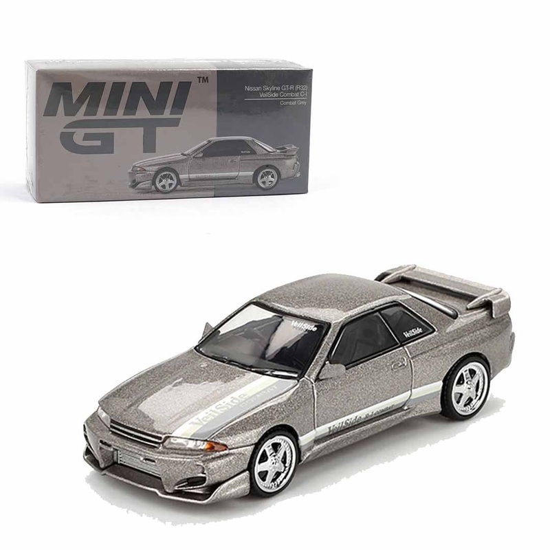 Mini GT 1:64 Nissan Skyline GT-R R32  VeilSide Combat C-I (Combat Grey, RHD)