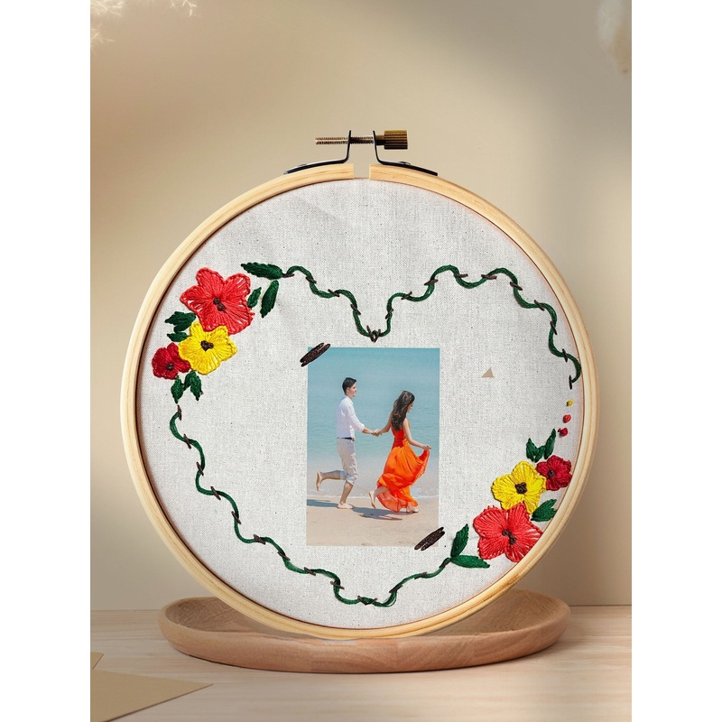 Photo on  Hoop - DIY Petals of Love kit by Dastkhat