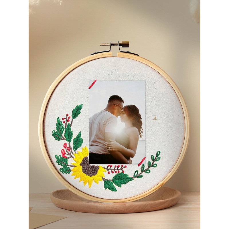 Photo on Hoop - DIY Sunlit Bloom kit by Dastkhat