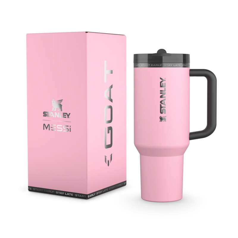 The Messi x Stanley Quencher ProTour Flip Straw Tumbler | 1.18L with Straw for Water (40 oz)