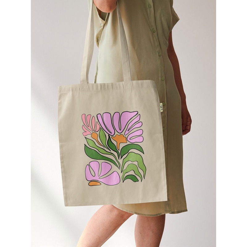 Tote Bag - DIY Botanical doodle kit by Dastkhat