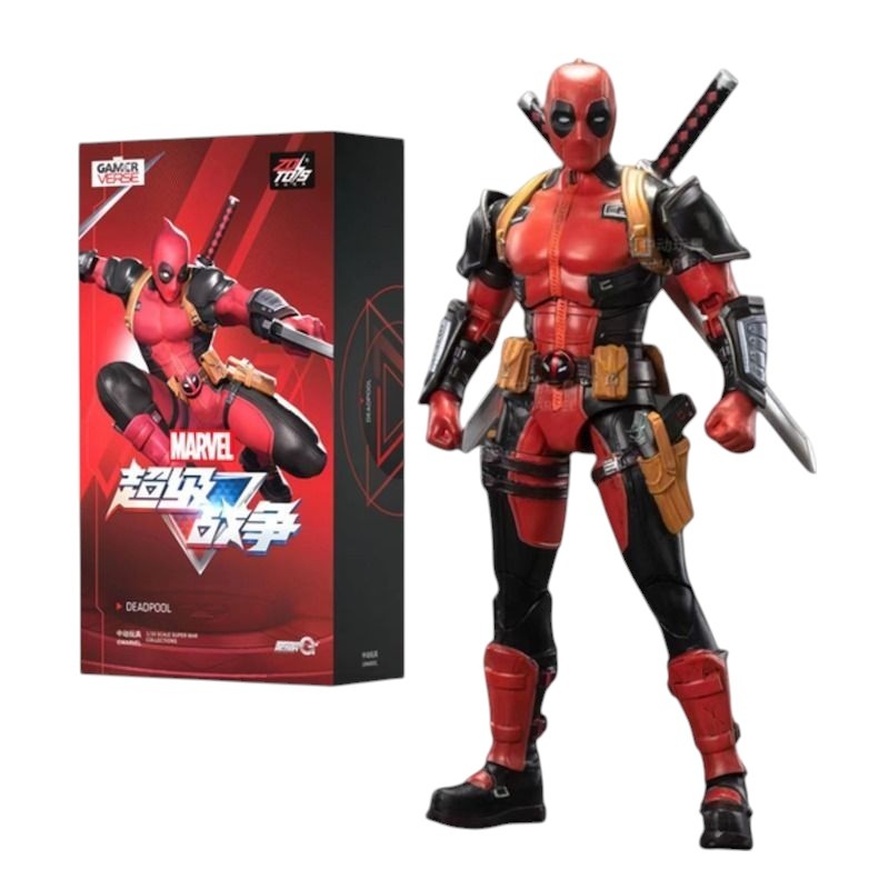 ZD Toys Deadpool Gamerverse  Ultimate Action Figure | ZD Toys Marvel Collectible (1:10 Scale)