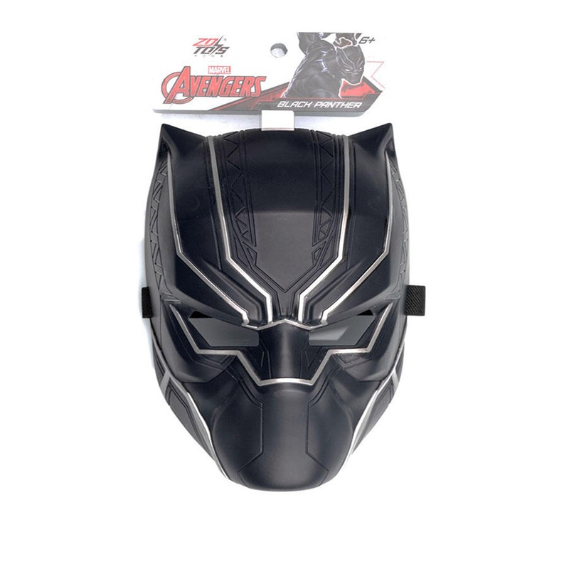 ZD Toys Marvel Avengers Black Panther Roleplay Mask  Wakandan Hero Mask for Kids (Ages 5+)