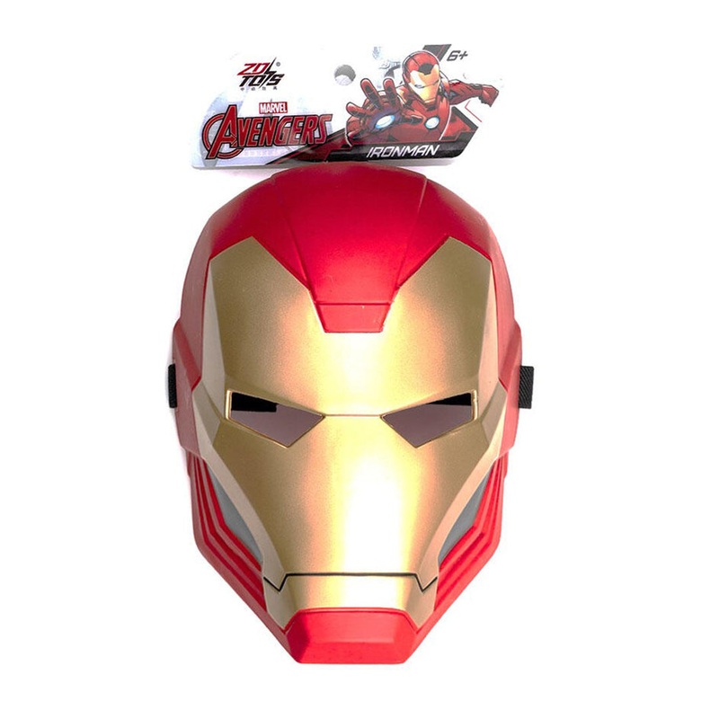 ZD Toys Marvel Avengers Iron Man Role Play Mask  Superhero Costume Accessory for Kids (6+ Years)