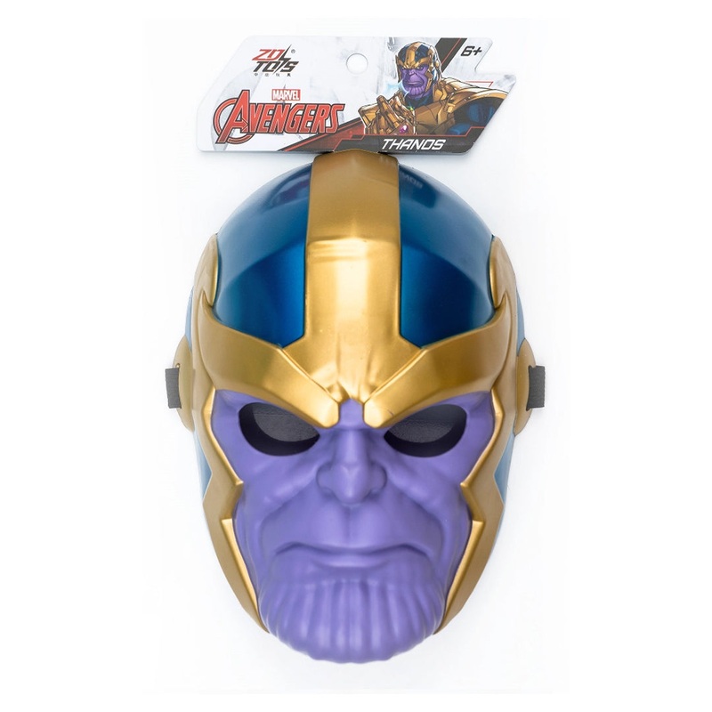 ZD Toys Marvel Avengers Thanos Role Play Mask  Supervillain Costume Mask for Kids (6+ Years)