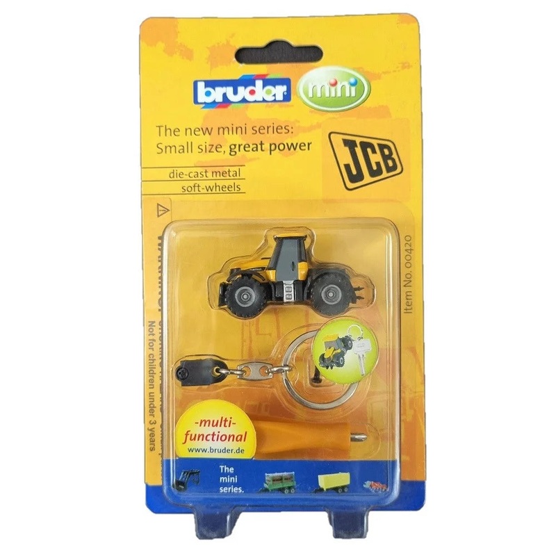 Bruder JCB Diecast Fastrac 3220 with Keyring and Screwdriver