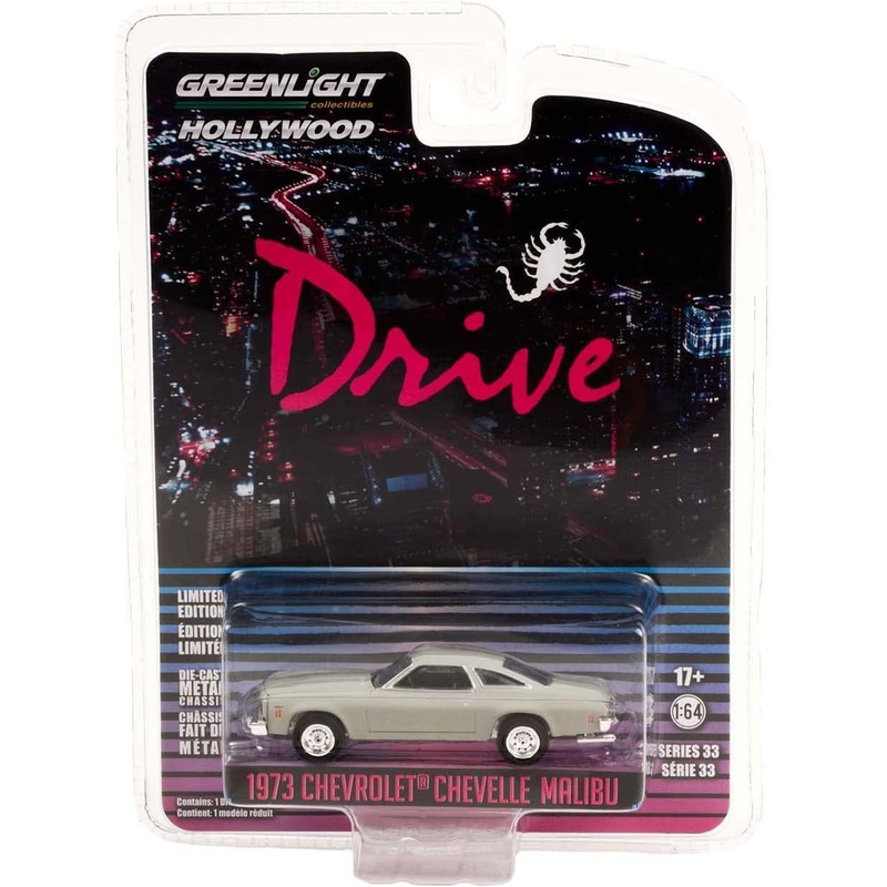 Greenlight Hollywood  Drive (Movie) 1973 Chevrolet Chevelle Malibu Die-Cast Car (1:64 Scale)