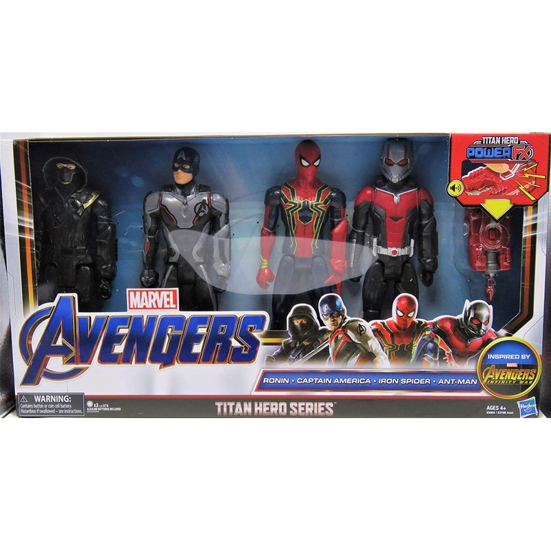 Marvel Avengers Titan Heroes Power FX Set of Four Action Figures