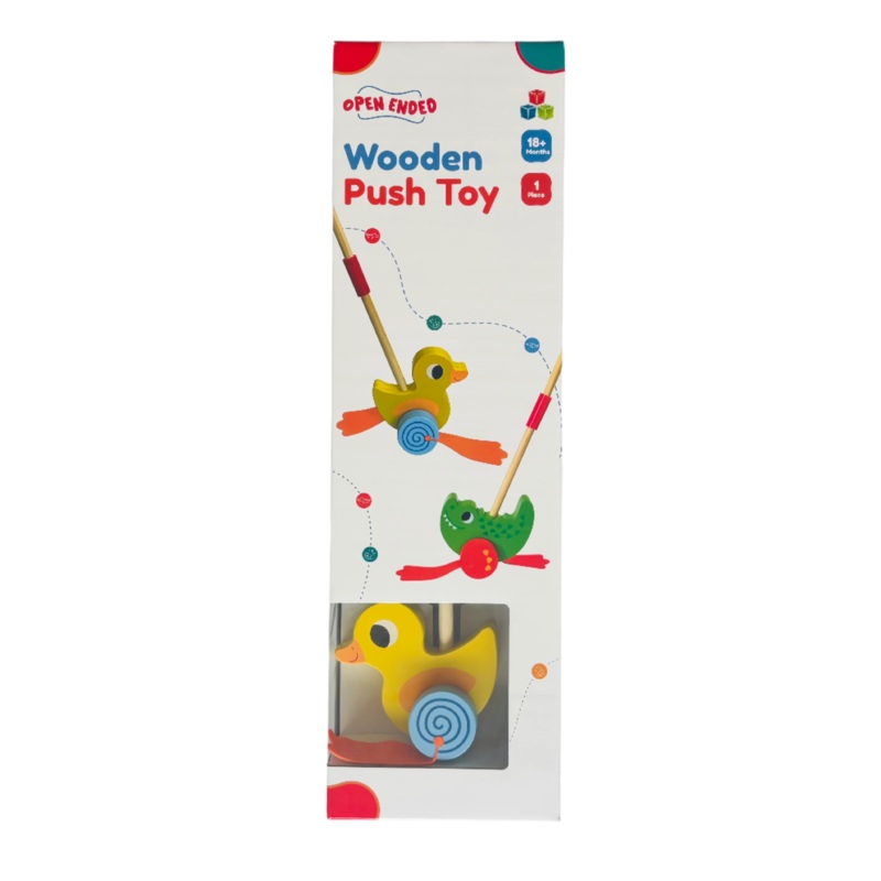 Open Ended Wooden Push Toy