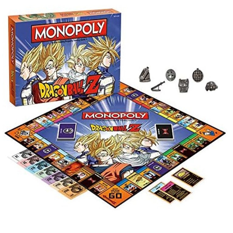 USAopoly Dragon Ball Z Edition Monopoly  Power Up and Dominate the Game!