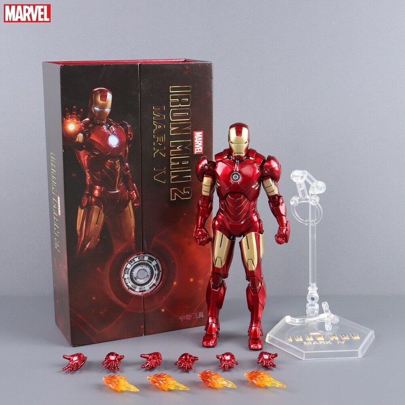 ZD Toys Marvel Iron Man 2 MARK IV  Ultimate Action Figure | 1/9 Scale DC Collectible Model