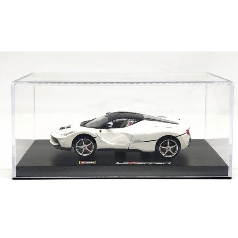 Bburago - 1/43 Scale Model La Ferrari - Signature Series Sports Car Model (White) Age 14+