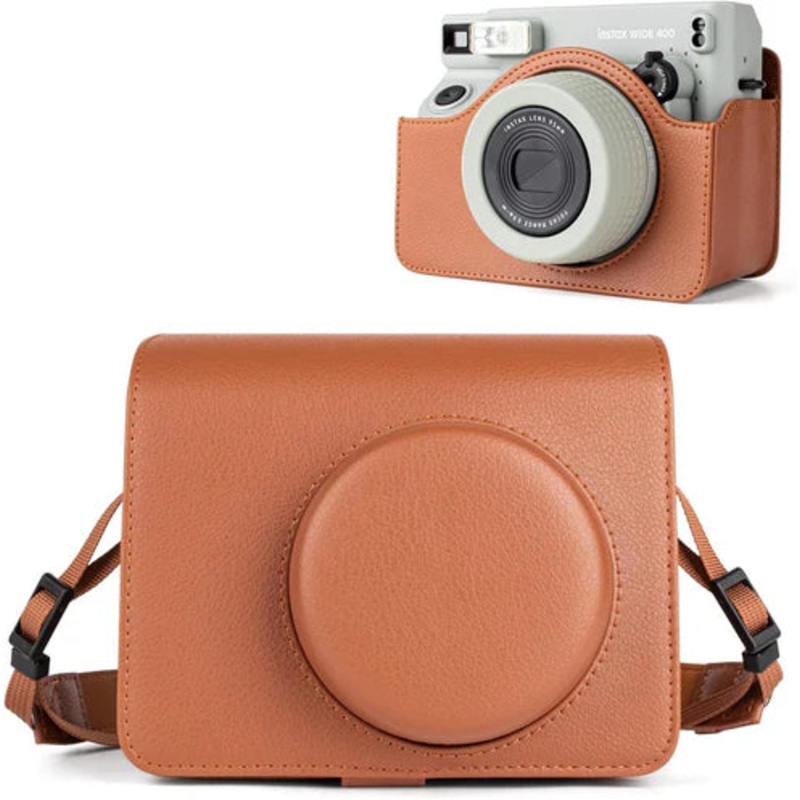 Camera Case for  Fujifilm Instax Wide 400 - Stylish and Protective ( Brown )