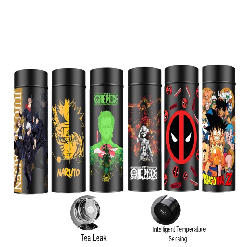 ChillSip Thermos Water Bottle | Water Bottle with LED Temperature Display | Stainless Steel Perfect for Hot & Cold Drinks (1 Pc) Vol- 500 ml