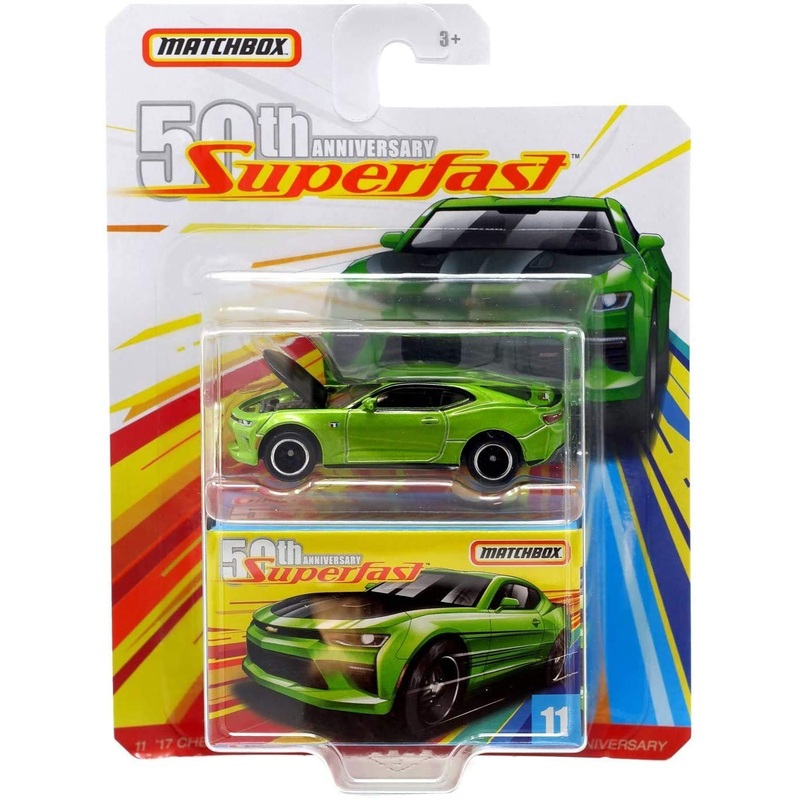 Matchbox 50th Anniversary SuperFast '17 Chevy Camaro  (Hard to find)
