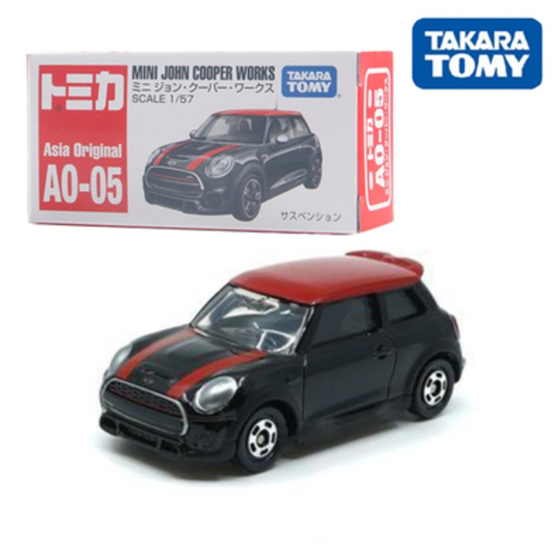 TOMICA AO-05 MINI John Cooper Works- TAKARA TOMY -Diecast Scale Model Car - 1/57