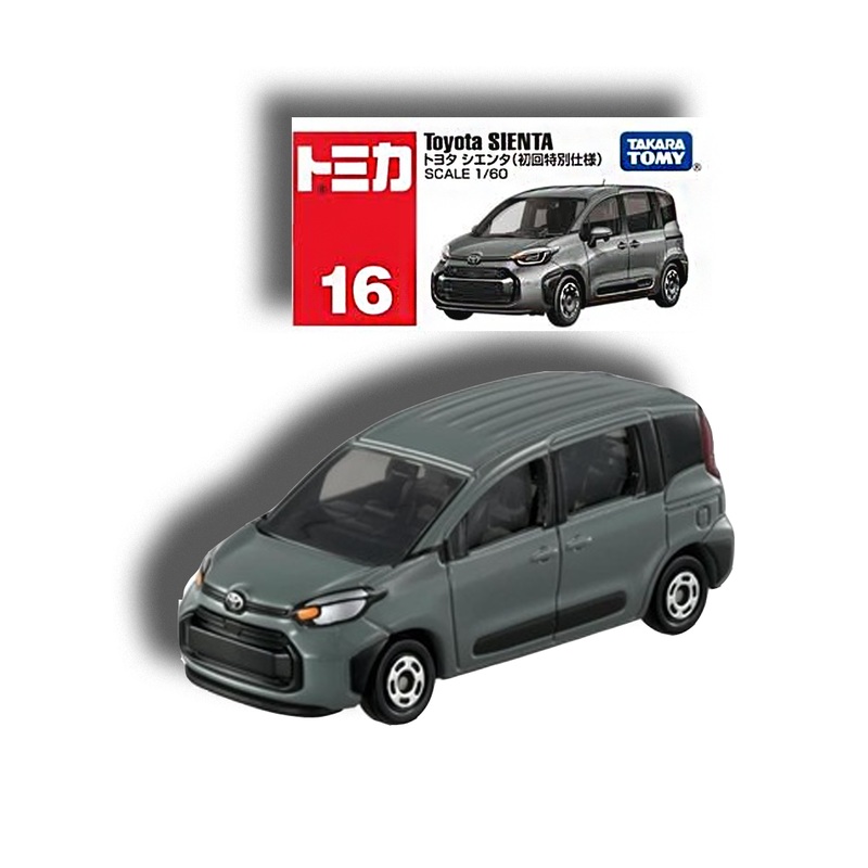 Tomy Tomica No.16 Toyota Sienta- TAKARA TOMY -Diecast Scale Model Car1/60
