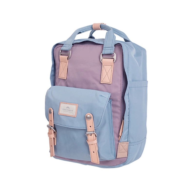 Doughnut Macaroon D0010-5809-F Backpack  Light Blue x Ivory | 16L Stylish Water-Resistant Bag