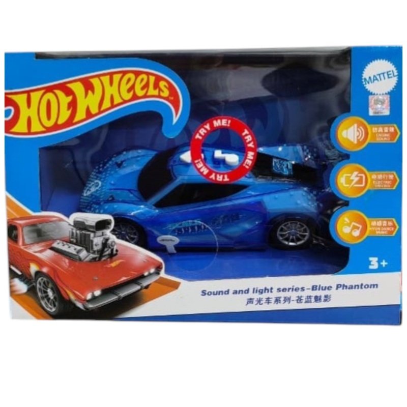 Hot Wheels -Car Blue Phantom  Die-Cast Car | Durable, Track-Ready Vehicle for Kids & Collectors   (Ages 3+)