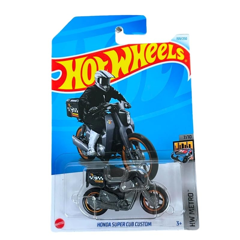 Hot Wheels Honda Super Cub Custom HW Metro Ages 3 and Up (Black)